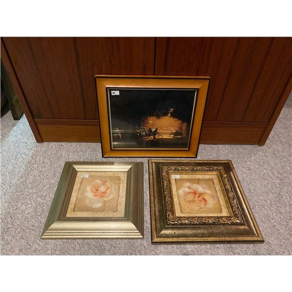Set Of Three Decorative Wall Art Pieces 10 x 12 