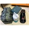 Image 1 : Set Of Thermoses With Sleeping Bag And Coleman Cooler