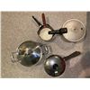 Image 1 : Assortment Of Stainless Steel And Cast Iron Pots And Pan