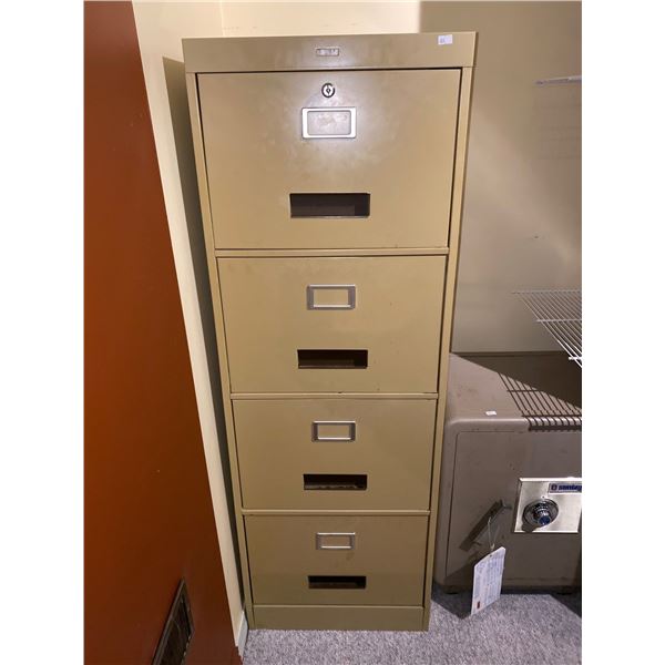 Cole 4 Drawer Filing Cabinet With Key 18L x 18W x 52T