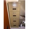 Image 1 : Cole 4 Drawer Filing Cabinet With Key 18L x 18W x 52T