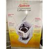 Image 2 : Sunbeam 12 Cup Coffee Maker MO:BBSBJWX28-033 And Melitta Perculater With Other Coffee Items