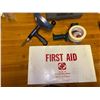 Image 1 : Vintage Metal First Aid Kit With Assortment Of Home Hardware