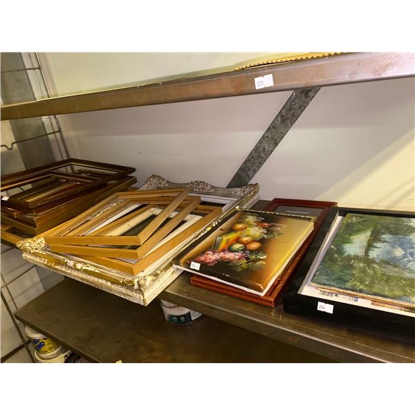 Large Assortment Of Various Frames And Artwork