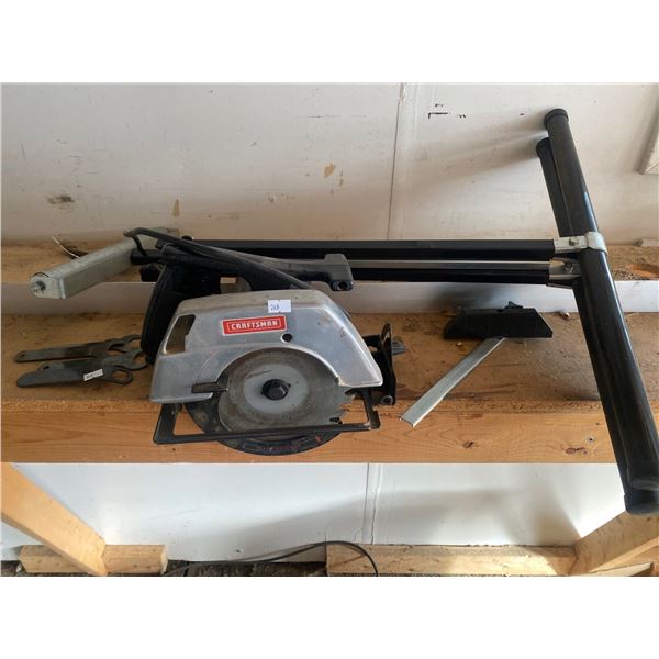 Craftsman Circular Saw MO:315.1850 With Flat Wrench Set And More