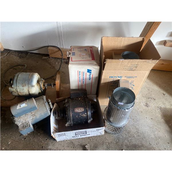 Assortment Of Small Vintage Motors