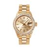 Image 2 : Rolex Ladies Quickset 18K Yellow Gold Diamond Bezel President 26MM