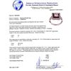 Image 4 : 1.30 ctw CENTER Diamond and 0.68 ctw Ruby Platinum Ring (1.72 ctw Diamonds)