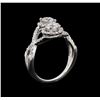 Image 4 : 1.47 ctw Diamond Ring - 14KT White Gold