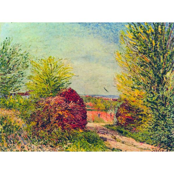 Alfred Sisley - Veneux-Nadon in the Spring