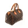 Image 3 : Louis Vuitton Brown Monogram Speedy 25 Satchel Bag