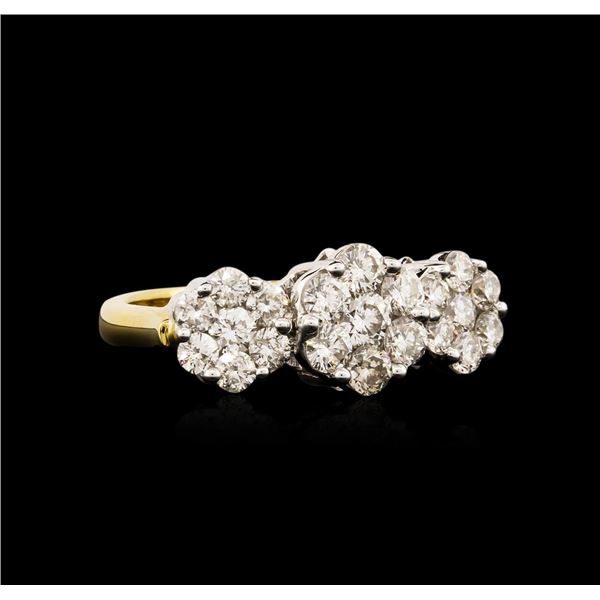 18KT Yellow Gold 1.80 ctw Diamond Ring