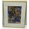 Image 1 : Joyce Swannell 1990 Gouach Origingal of A Bright Bunch of Weeds"   Frame 15Wx18H Art 9Wx12H