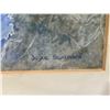 Image 2 : Joyce Swannell Mixed Media Original Frozen Waterfall   Frame 17Wx11H Art 11Wx8H
