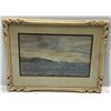 Image 1 : Unknown Artist Ocean Scene   Frame 13.5Wx10.5 H  Art 10Wx6.5H