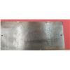 Image 2 : Metal Deadwood Saloon plaque 8"x3.5"