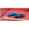 Image 1 : Pair die cast cars Mustang and Camaro 1:24