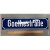 Image 1 : Porcelain German street sign 23.5"x6"