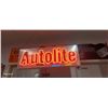 Image 2 : Aprox 4 foot long tested Autolite neon sign on checkeplate aluminum