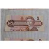 Image 3 : (3) Canadian 1986 $2 Bills