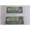 Image 3 : (2) Canadian 1967 $1 Bills, 1973 $1 Bill