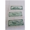 Image 4 : (2) Canadian 1954 $1 Bills, 1967 $1 Bill