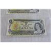 Image 3 : (3) Canadian 1973 $1 Bills