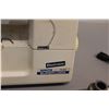 Image 8 : Electronic White Superlock Serger Convertible Overlock Sewing Machine, Spools of Thread, Case