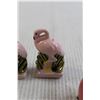 Image 3 : (2) Salt and Pepper Shaker Sets - Pigs, Flamingos