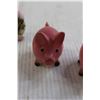 Image 4 : (2) Salt and Pepper Shaker Sets - Pigs, Flamingos
