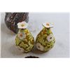 Image 3 : (2) Salt and Pepper Sets, Turkey Container - Has Chip