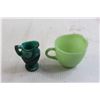 Image 3 : Green Glass Pitcher, Green Marble Pitcher