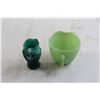 Image 4 : Green Glass Pitcher, Green Marble Pitcher