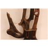 Image 4 : *(2) Cast Iron School Desk Seat Ends