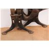 Image 5 : *(2) Cast Iron School Desk Seat Ends