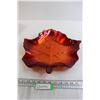 Image 1 : Party Lite Large Leaf Dish - 15" x 15"