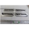 Image 1 : (4) Raptor Mirrored Stainless Steel Mudflap Trims