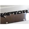 Image 4 : (4) Raptor Mirrored Stainless Steel Mudflap Trims