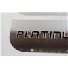 Image 2 : (4) Platinum Mirrored Stainless Steel Mudflap Trims