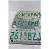 Image 2 : (3) Pairs Saskatchewan License Plates
