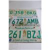 Image 3 : (3) Pairs Saskatchewan License Plates