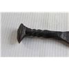 Image 2 : Hand Forged Twisted Handle Railroad Spike Tanto Decorative Knife