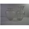 Image 2 : (2) Glass Vases