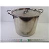 Image 1 : Large Stainless Steel Stock Pot