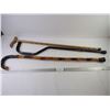 Image 1 : (3) Canes- (2) Wooden and (1) Metal- 33"to 35" in length