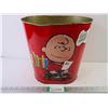 Image 1 : Vintage Peanuts Tin Waste Can