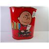 Image 2 : Vintage Peanuts Tin Waste Can