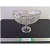 Image 1 : Crystal Glass Pedestal Bowl