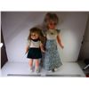 Image 1 : (2) Vintage Dolls- Tall one is 32" and the other is 24"-Made in Canada 1960's