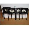 Image 1 : *(4) Vintage Metal TV Trays